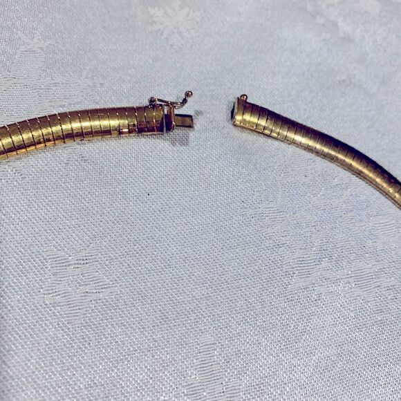 925 Sterling Silver Milor Necklace Safety Closure 20” Gorgeous - Picture 2 of 5